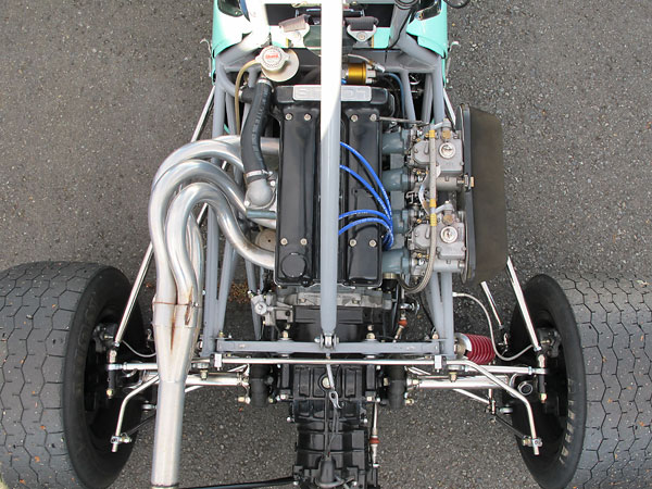Lotus-Ford twin-cam engine.