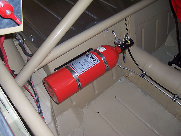 Central fire extinguisher system