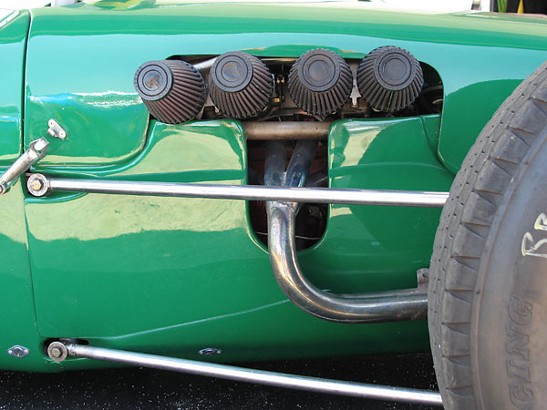 Use of Heim joints on suspension radius rods was pioneered by the Cooper Car Company