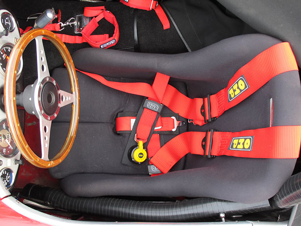 OMP five point cam-lock safety harness.