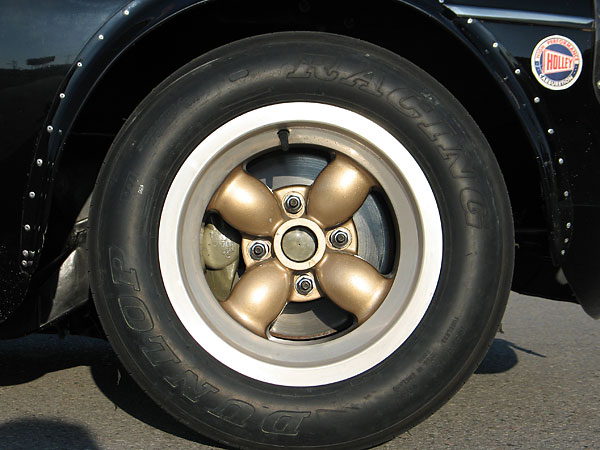 American Racing Libre aluminum wheels.