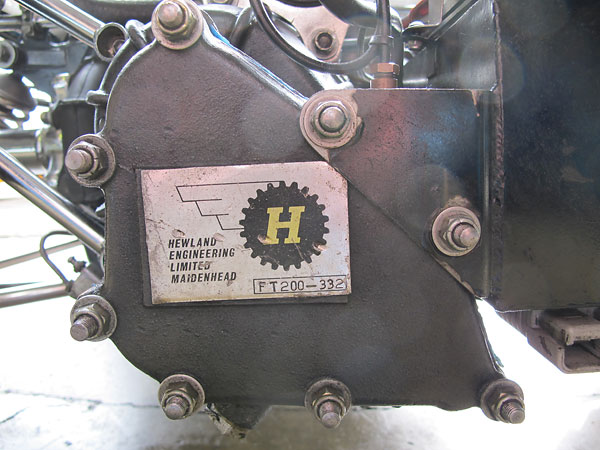 Hewland built over 2000 of these tough little FT200 transaxles.