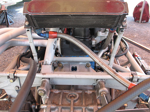 Setrab 10-row engine oil cooler.