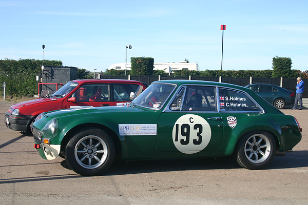 MG Car Club Championship / Peter Best Insurace Challenge sticker.