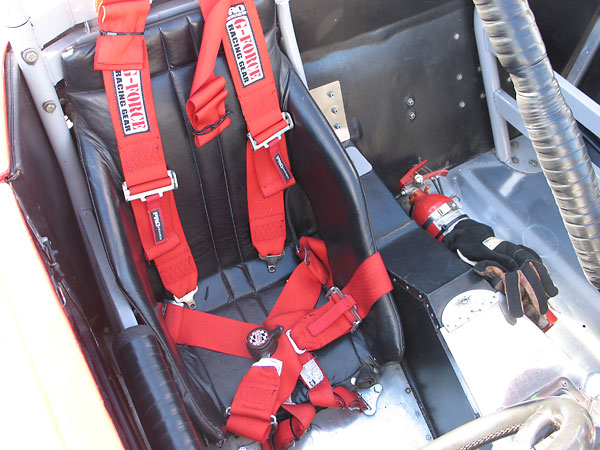 G-force six point cam-lock safety harness.