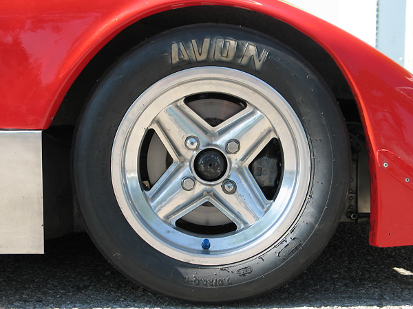 Revolution one-piece aluminum wheels.