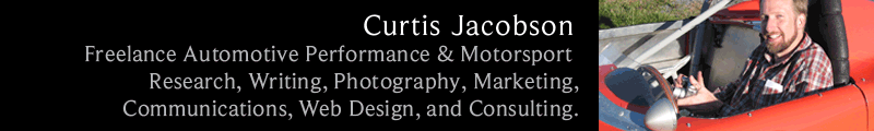Curtis Jacobson: freelance automotive journalist