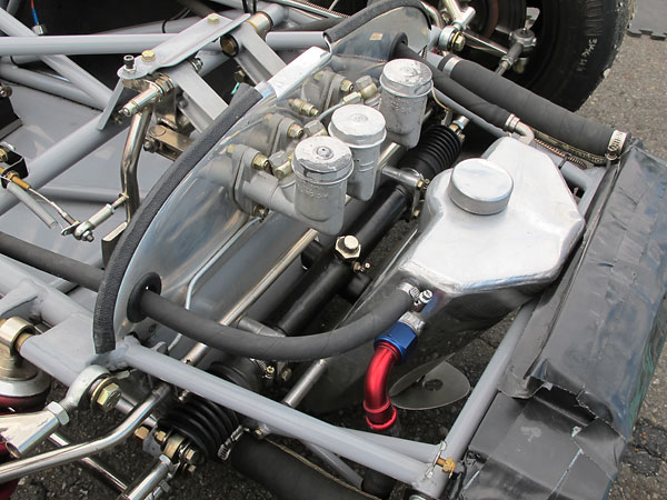 Brabham proprietary steering rack.