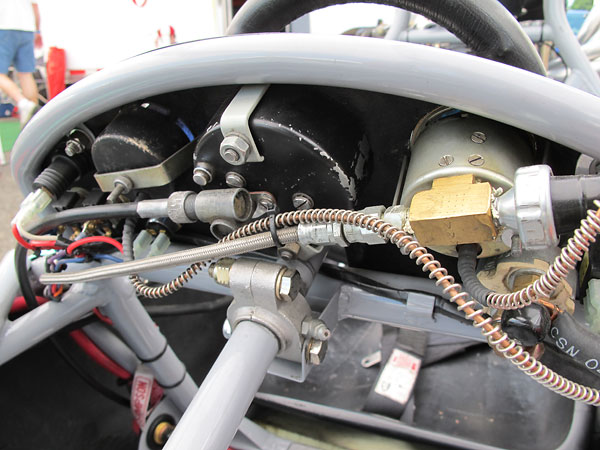 Steering column and dashboard details.