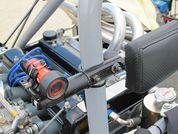 Left: camera. Right: roll hoop height has been raised to meet modern safety requirements.