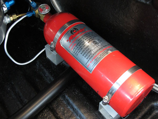 Phoenix five pound centralized fire suppression system.