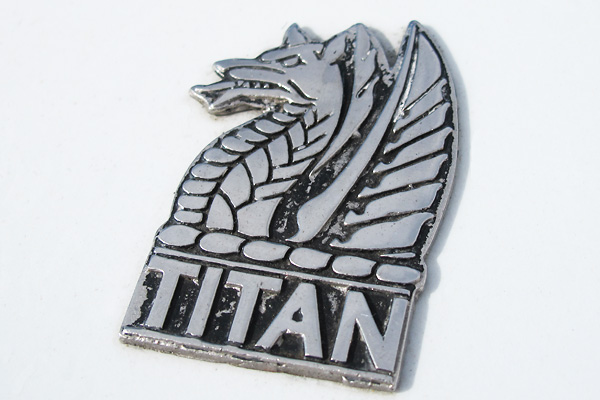 Charles Lucas Engineering and Titan Cars both used this distinctive gryphon logo.