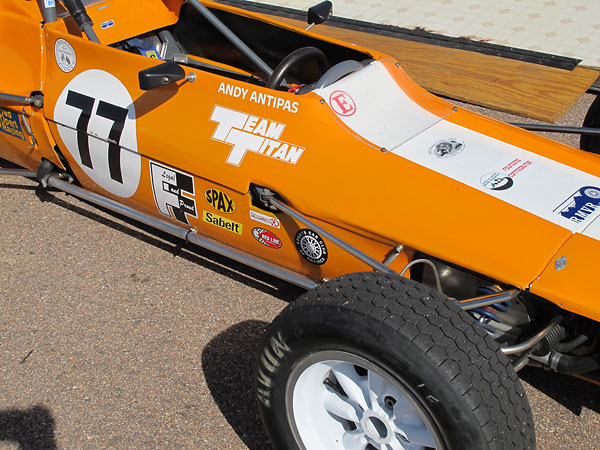 Homage to the 1972 Team Titan semi-works racing team of Derek Lawrence and Ken Bailey.