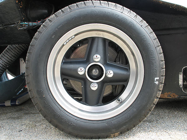 13x5.5 Revolution alloy wheels.