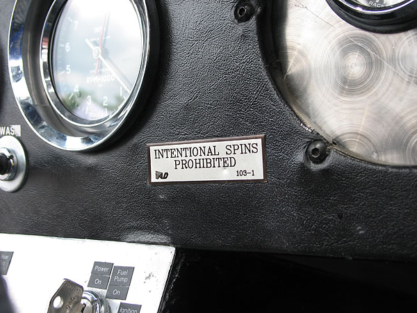 Intentional Spins Prohibited.