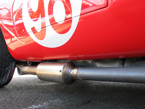 Stainless steel muffler.