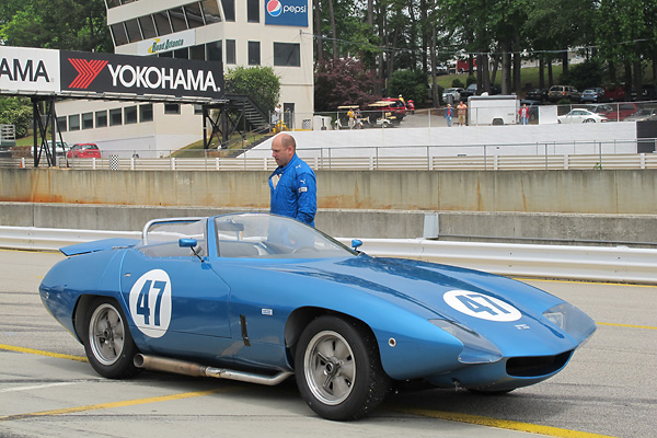 Tony Garmey of Horizon Racing restored the Triumph TR250K and now has the pleasure of driving it.