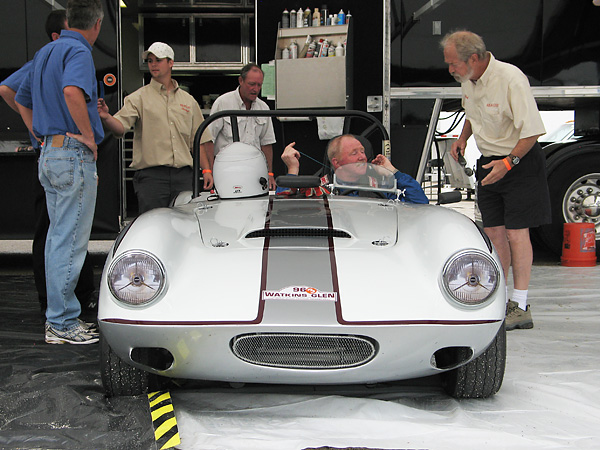 Bill Thumel's Elva Courier Race Car, Number 36