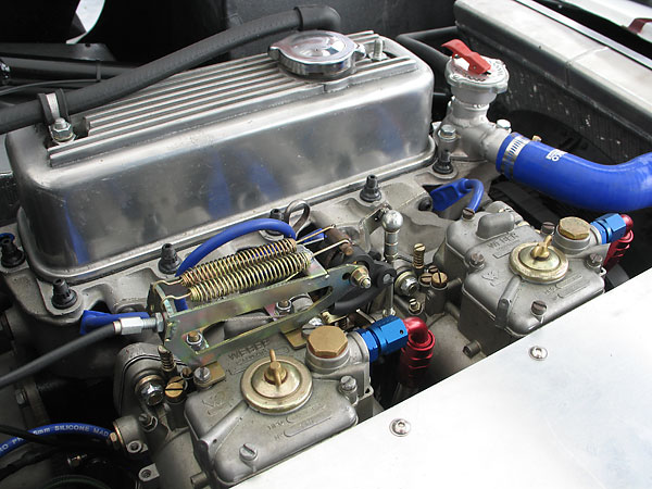 Dual Weber 45DCOE carburetors.