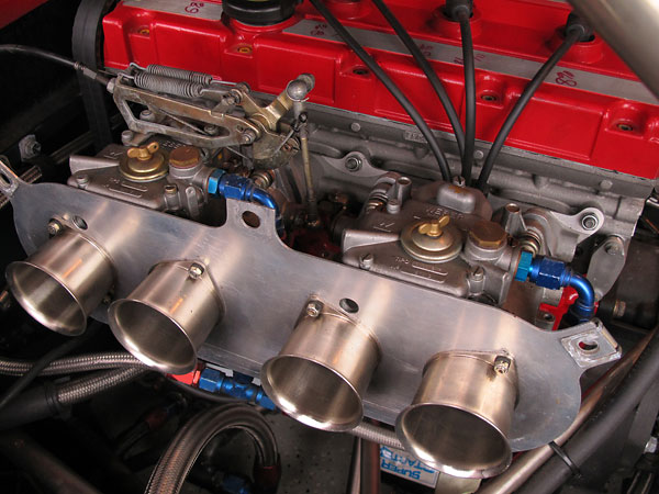Dual Weber 50DCOE carburetors.