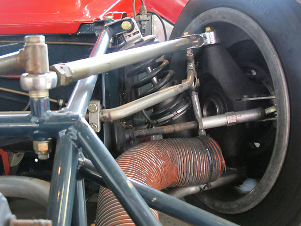 Flexible brake cooling duct.
