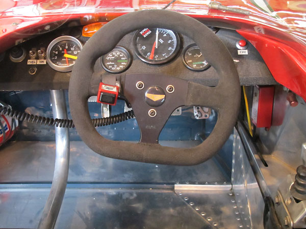 Alpha D-shaped ergonomic steering wheel.