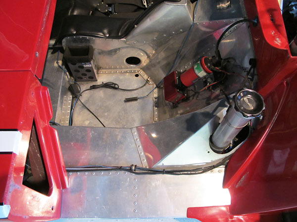A second fuel filler cap under the passenger-side door.