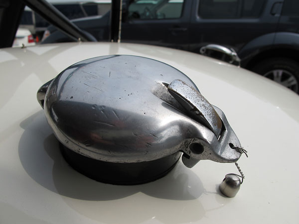 This style of fuel filler cap was used on Italian cars of the SIATA marque.