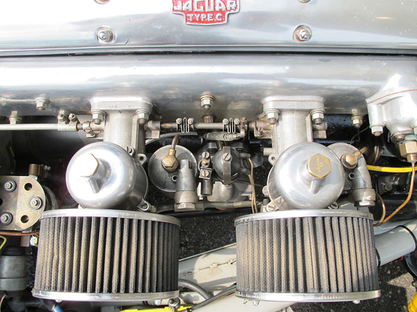 Dual S.U. 1.75 inch bore (HD6) carburetors.