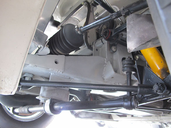 SPAX shock absorbers and red polyurethane bushes (in lieu of rubber) are minor changes.