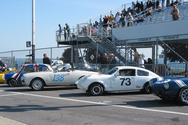 In the pre-grid at Watkins Glen, September 2009.