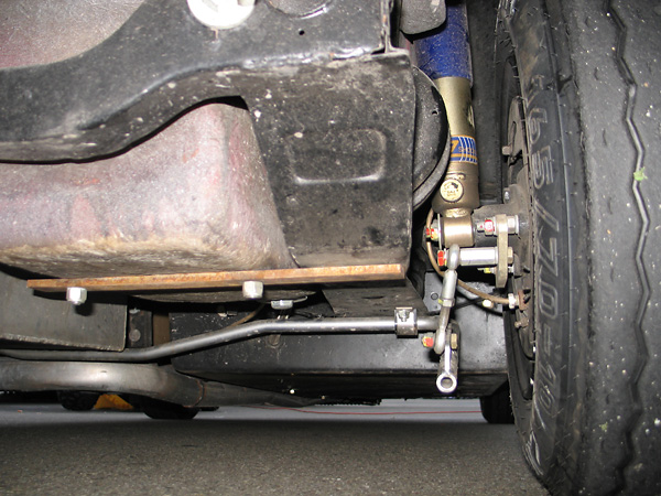 GAZ adjustable rear shock absorbers.