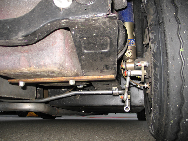 Mini Marcos cars utilize stock Mini front and rear subframes GAZ adjustable