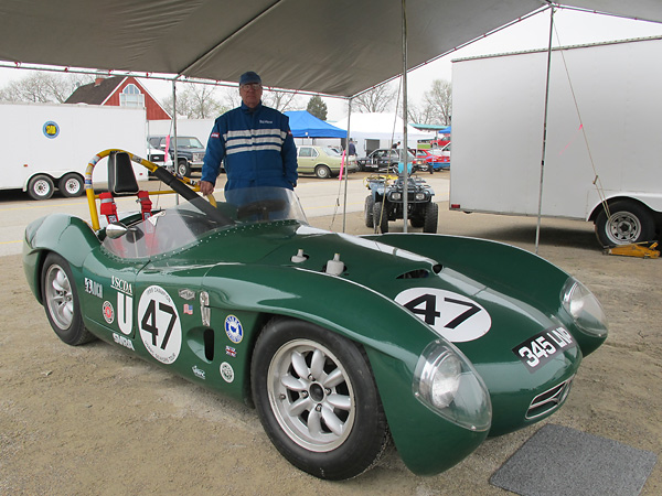 Bob Wismer is deservedly proud of this extremely well-presented and rare vintage racecar.