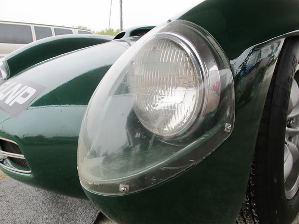 Perspex transparent headlight fairings were a very progressive idea for a 1959 model car!