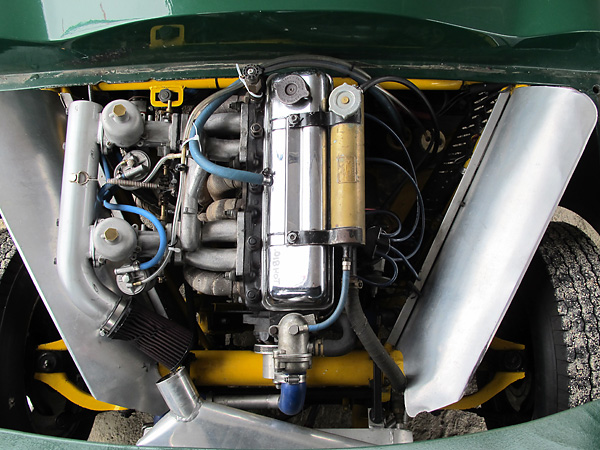 Triumph TR4 four cylinder engine.