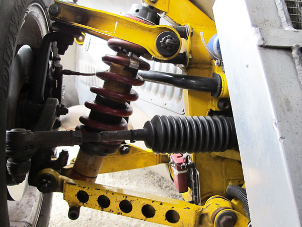 Coilover shock absorbers.