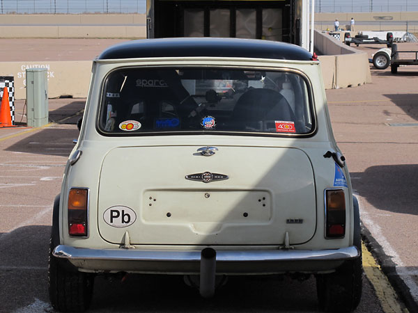 One of the most obvious changes to Austin's Mini Cooper S for 1968 was a swap to larger, rectangular taillamps.