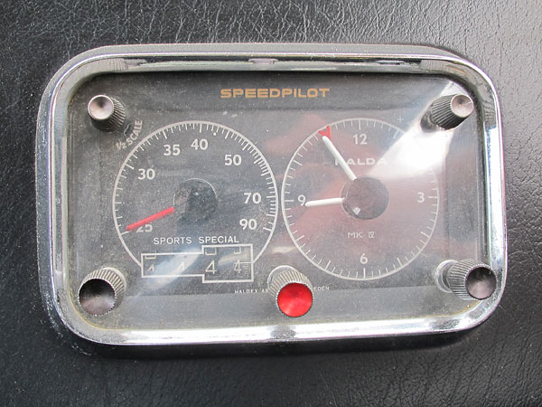 Halda SpeedPilot is a precision mechanical timekeeping device.