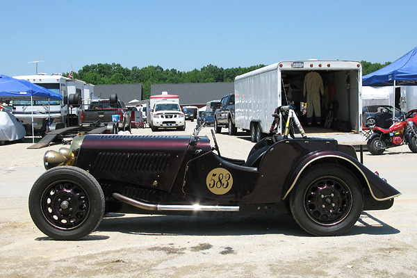 Carlton Shriver's Morgan 4 4 Race Car Number 583