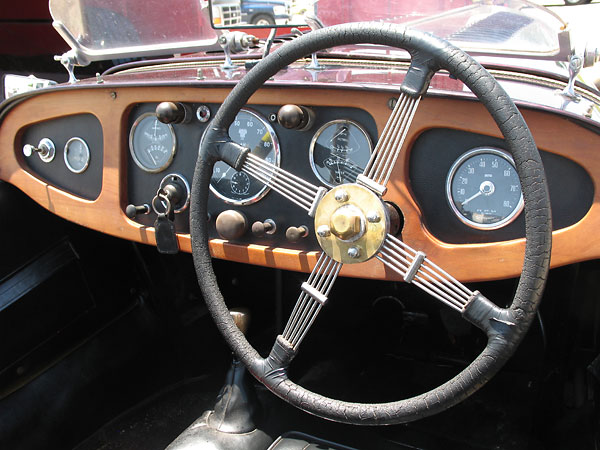 All Morgan 4-4's came with the Brooklands steering wheel