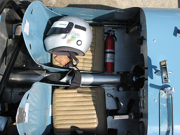 Aluminum seats from a Bell Model 47 helicopter.