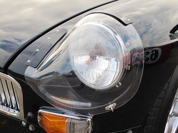 Sebring style headlight fairing. Cibie H4 halogen headlamp.