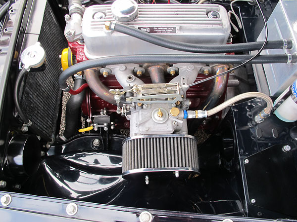 Weber 45 DCOE carburetor. TWM Induction 9.5cm intake manifold.