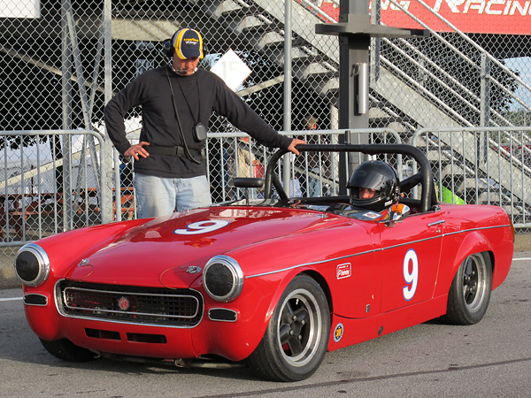 Derek Chima, and his Crew Chief (Craig Chima), ready to race in the 2010 Watkins Glen Vintage Grand Prix.