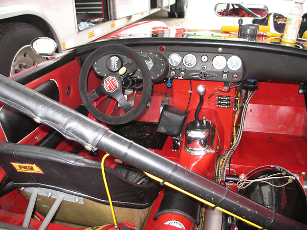 MG Midgets are surprisingly roomy to begin with For a racecar this one is MG Midgets are surprisingly roomy to begin with For a racecar this one is
