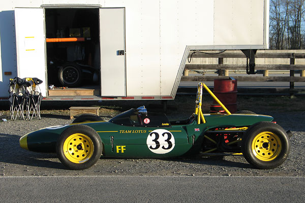 The cigar shape of the Lotus 51a and 51b was replaced with wedge styling for the Lotus 61 model.