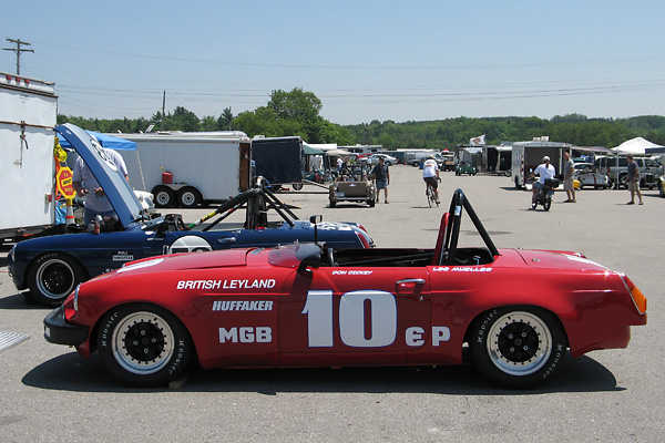 Don Dickey's Red Huffaker MGB
