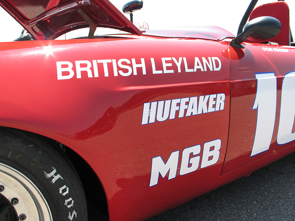 British Leyland sponsored Huffaker Engineering of California.