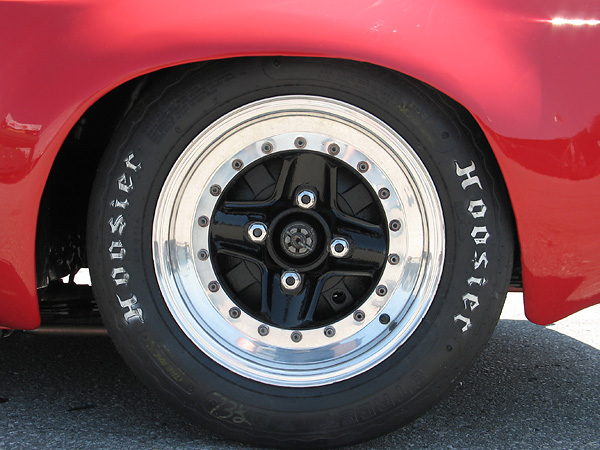 Hoosier Street T.D. P205/60D14 bias ply tires.